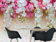 Фотошпалери квіти зі стелі - 1