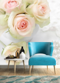 Фотообои Белые розы - 4