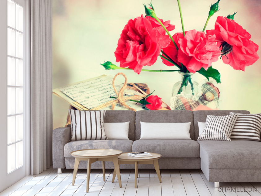 Фотообои в кухню Цветы - 3