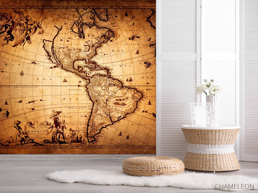 Фотошпалери Американська карта - 2