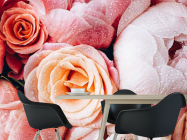 Фотошпалери квіти і роса - 1