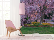 Фотошпалери пухнасте рожеве дерево - 4