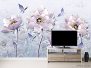 Фотообои 3д цветы - 2