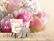 Фотообои Розовые розы - 4