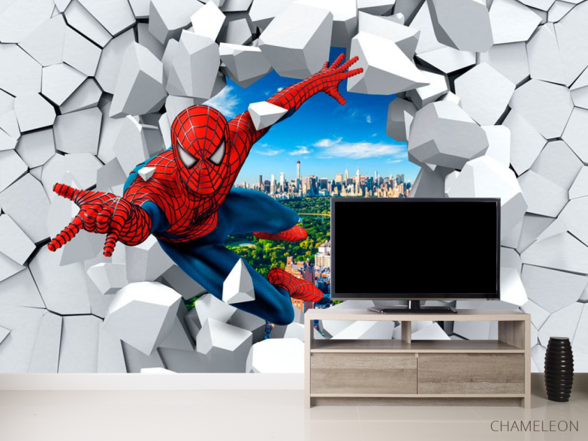 Фотообои Человек паук 3Д - 2