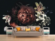 Фотообои Винтажный тёмный букет - 1