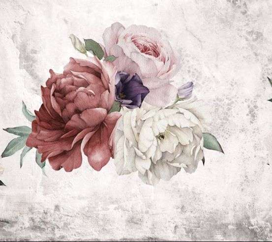 Фотообои Винтажные пионы Фотообои Винтажные пионы 22174