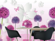 Фотошпалери 3д кульбаби - 1