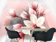 Фотошпалери 3d магнолія - 1