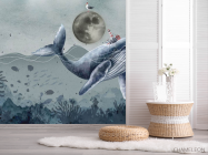 Фотошпалери Синій кит - 2