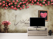 Фотообои Цветочная стена - 2