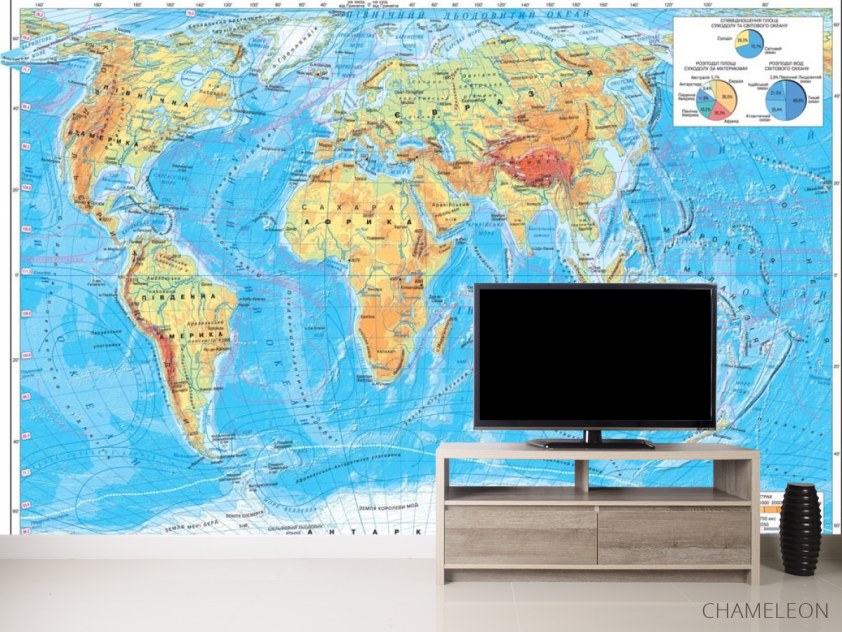 Фотообои Карта - 2