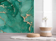 Фотошпалери Бірюзовий флюїд - 2