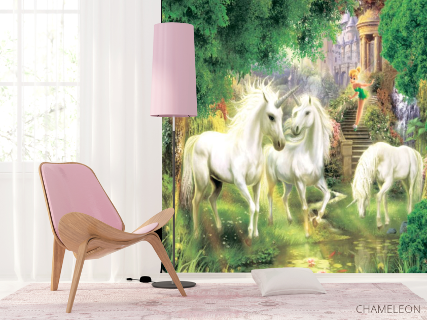 Фотошпалери Єдинороги в лісі - 4