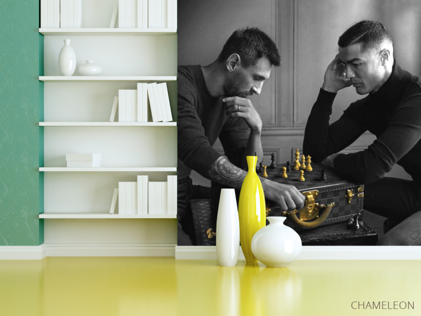 Фотошпалери Рональдо і Мессі - 3