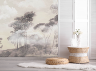 Фотошпалери дерева в тумані - 2