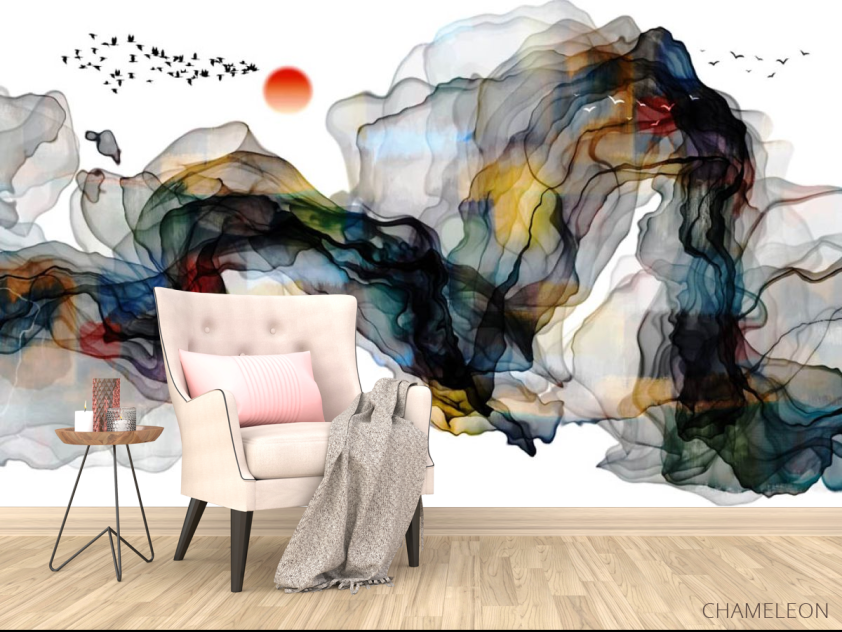 Фотообои Узор 3д из линий - 4