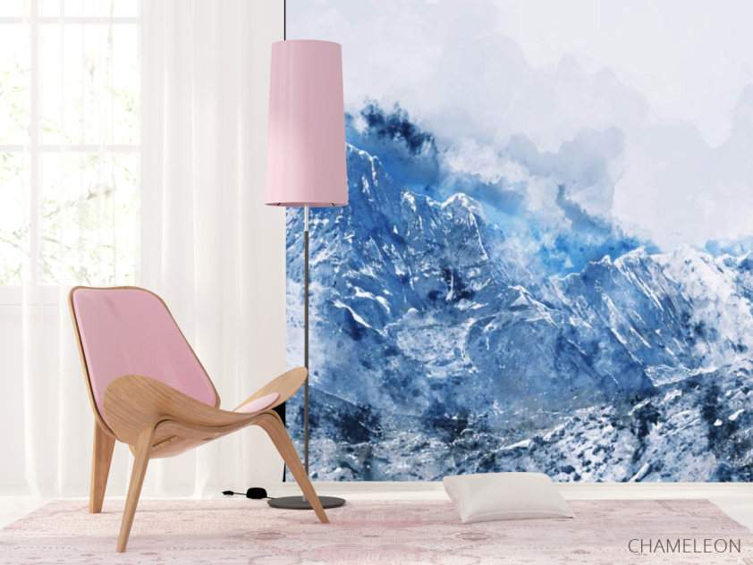 Фотошпалери засніжені гори - 4