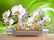 Фотообои 3д орхидеи - 1