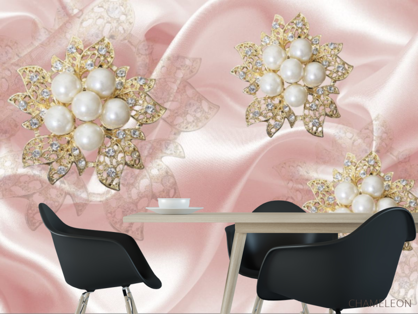 Фотошпалери 3D перли - 1