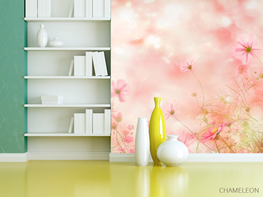 Фотошпалери польові квіточки на сонці - 3