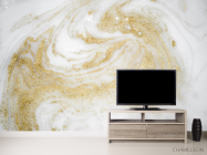 Фотообои Золотой Fluid art - 2