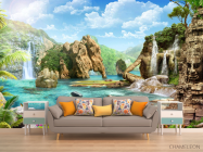 Фотообои Фрески с видом на море - 1