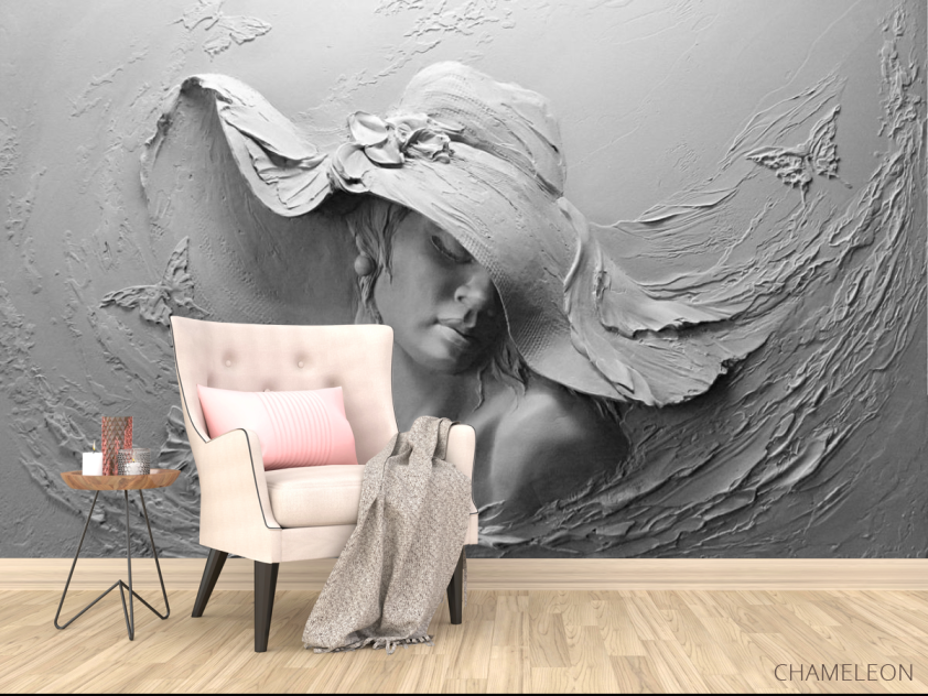 Фотообои дама в шляпе - 4