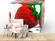 Фотообои Клубника во льду - 4