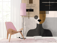 Фотошпалери абстрактна жінка - 4