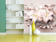 Фотошпалери 3d лілії - 3