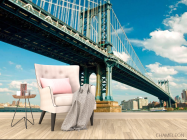 Фотообои Могучий мост в Нью Йорке - 4