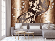 Фотообои 3d узор и камни - 3