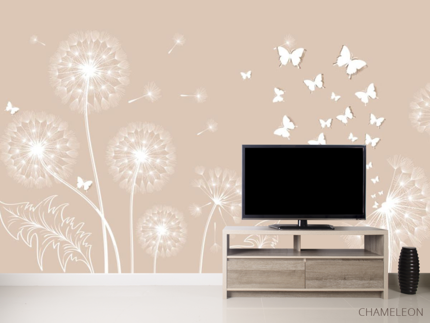 Фотообои Векторные одуванчики - 2