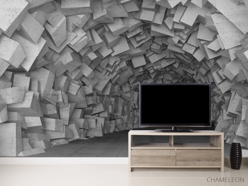 Фотообои 3д тоннель - 2