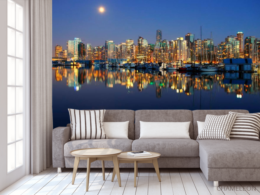 Фотообои Причал, ночь - 3