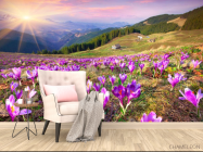 Фотообои весна, горы - 4