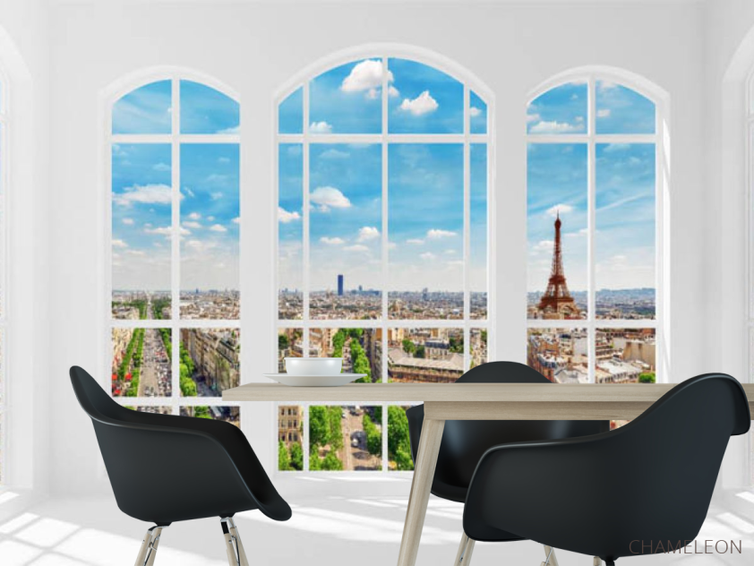 Фотошпалери Вид з вікна на Париж - 1