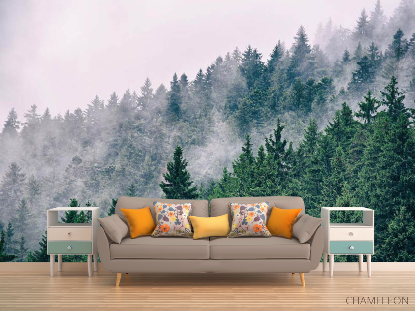 Фотообои Лес в тумане - 1