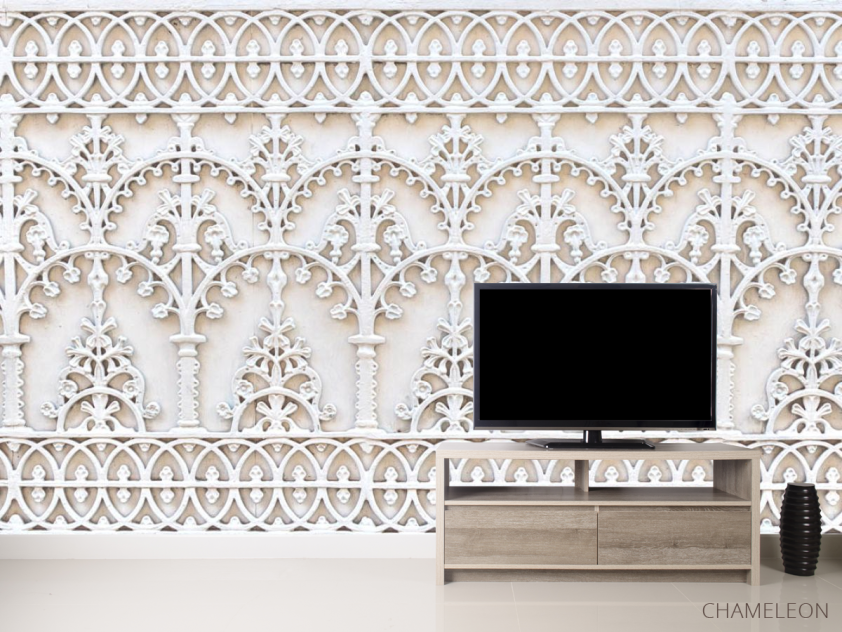 Фотообои 3д стена барельеф - 2