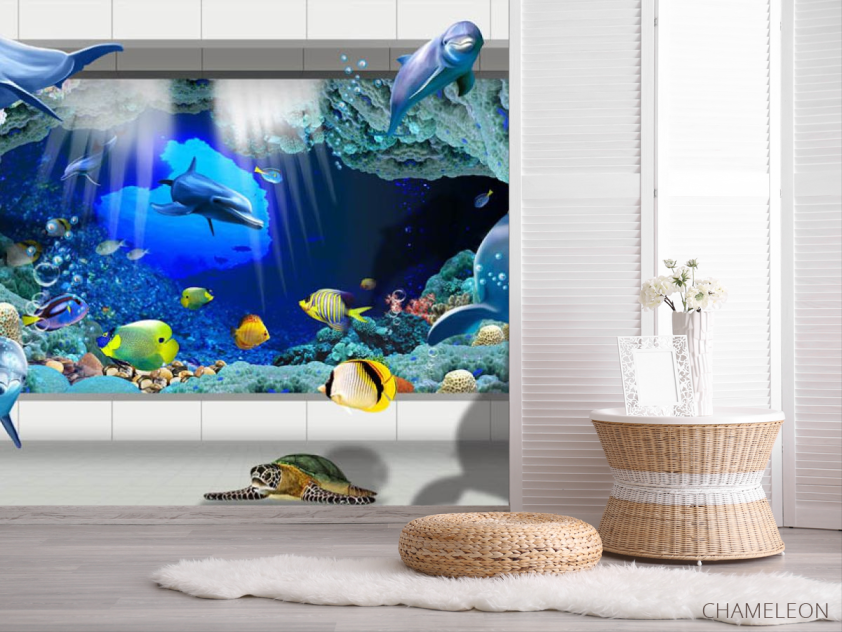 Фотошпалери Дельфіни - 2