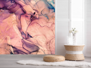 Фотошпалери fluid art фіолетовий - 2
