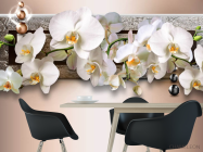 Фотошпалери 3д гілка орхідей - 1