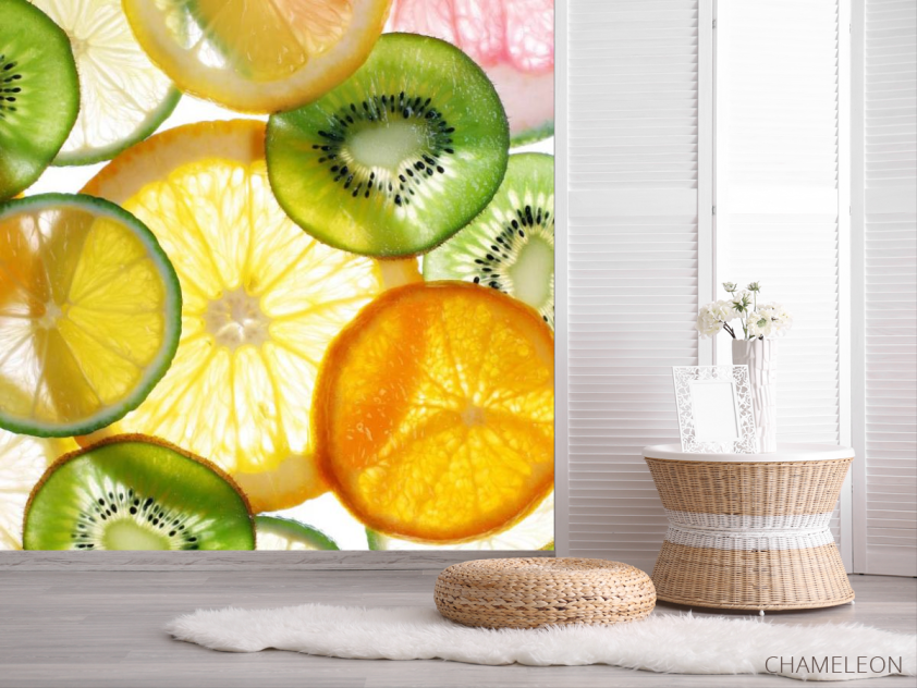 Фотошпалери Часточки фруктів - 2