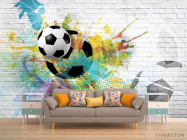 Фотообои Футбольный мяч - 1