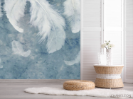 Фотошпалери пухнасті пір'я - 2