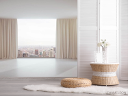 Фотошпалери Вид з вікна на сучасне місто - 2