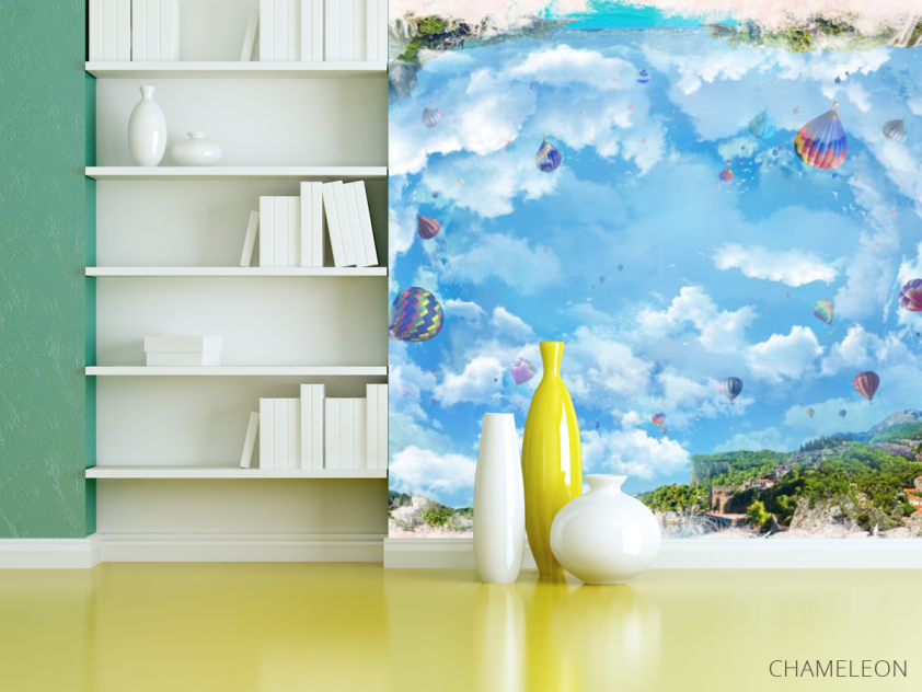 Фотошпалери повітряні кулі - 3