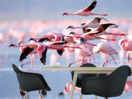Фотошпалери Відлітають фламінго - 1