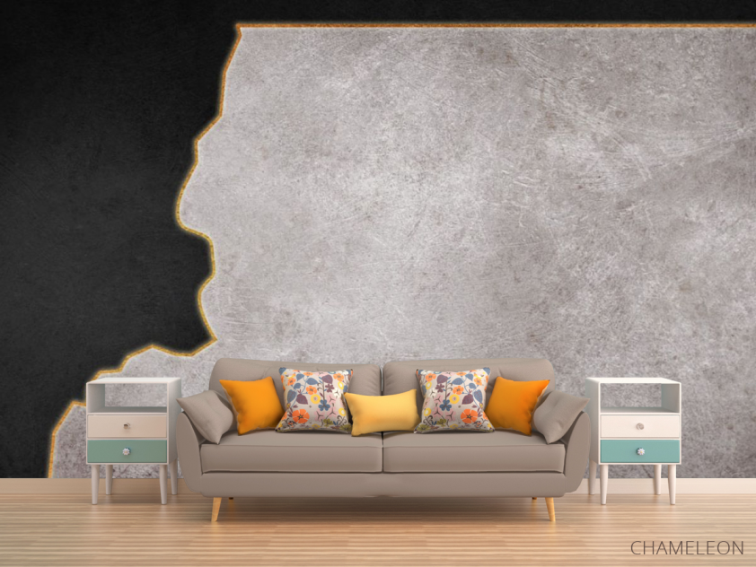 Фотообои стена с золотом - 1